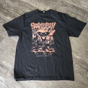 NEW Sabrewulf Band Masters Of Violence T-shirt Mens XL Grunge Punk Heavy Metal
